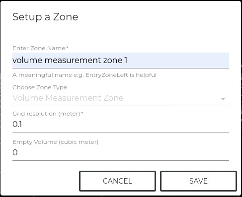 Create Volume Zone