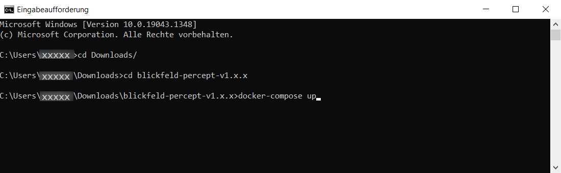 Start Percept from command line tool