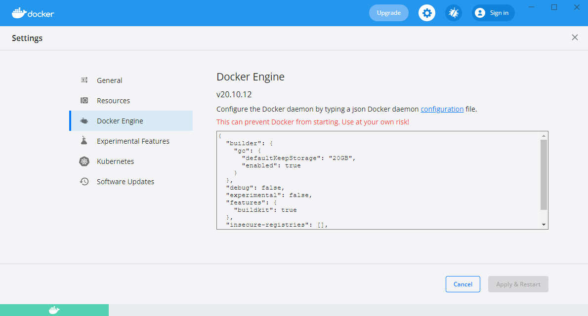 Docker Version