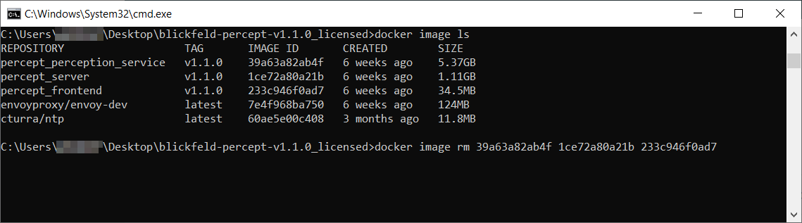 Remove Docker Images via command line