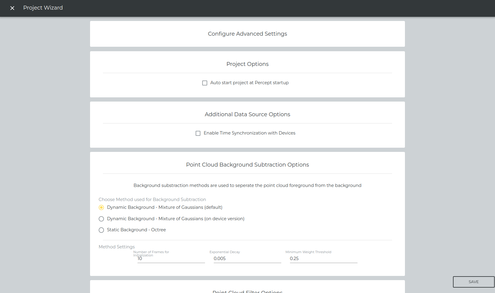 Algorithm Parameters Overview