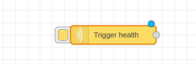 A method node with a trigger button
